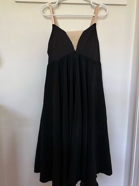 Black dance costume dress